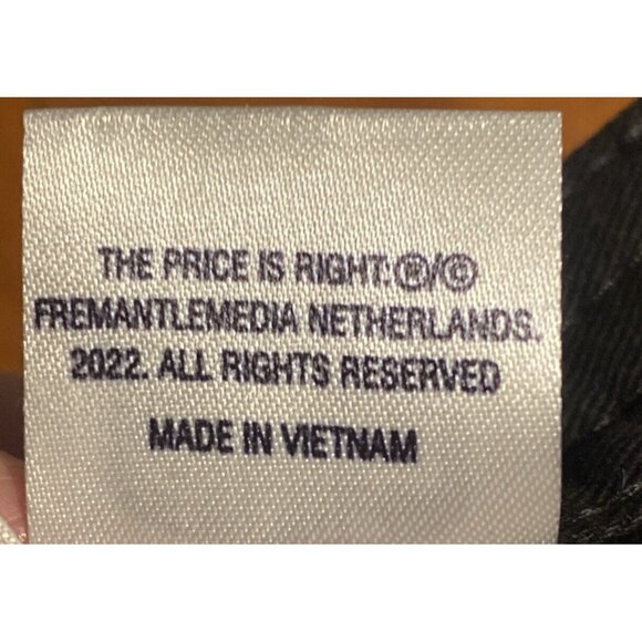 The Price Is Right Live Hat Ball Cap Adjustable Black Red Game Show Drew Carey - Picture 11 of 13